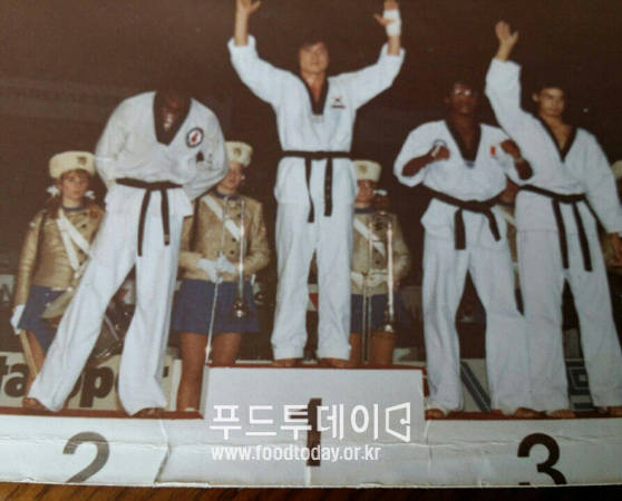 태권도 국가 대표 시절 1위에 오른 배우 이동준