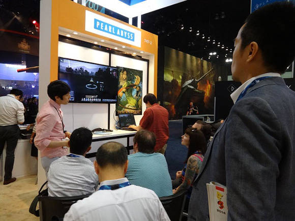 E3 한국관 현지 참가 사진