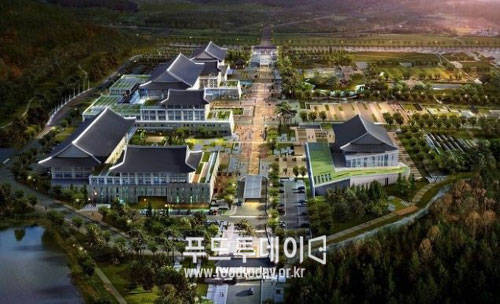 경북도청 완공도
