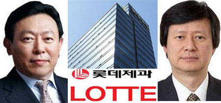 신동빈 한국 롯데 회장, 롯데제과, 신동주 일본 롯데 부회장