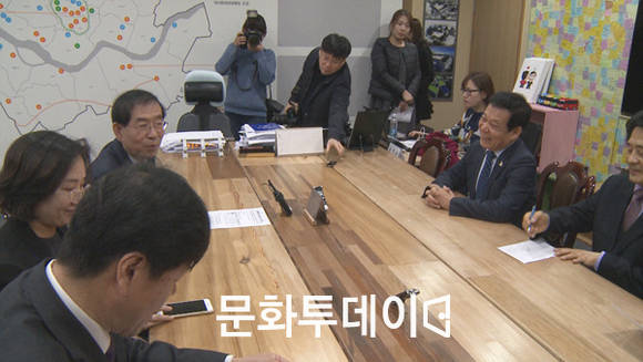 박원순 서울시장, 윤장현 광주시장 면담
