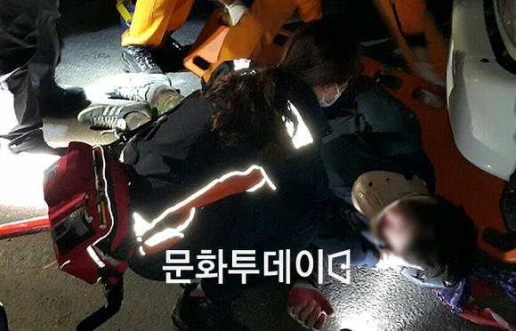 체리부로 화물연대 체리부로분회 조합원 사고 현장