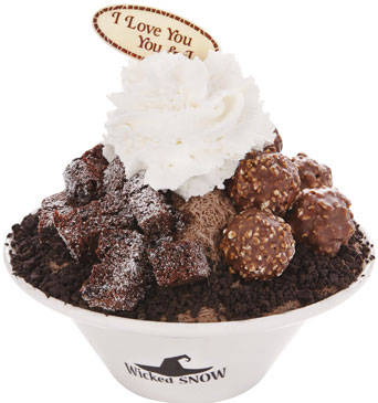 쇼콜라듀엣빙수 (위키드 스노우)