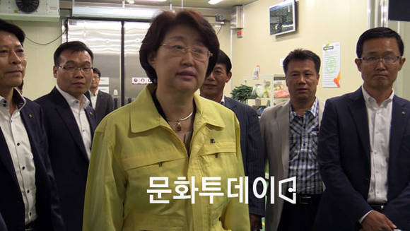 김승희 식약처장 아워홈 호남물류센터 방문