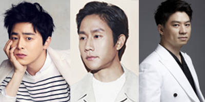배우 조정석, 정우, 정상훈 (좌측부터)