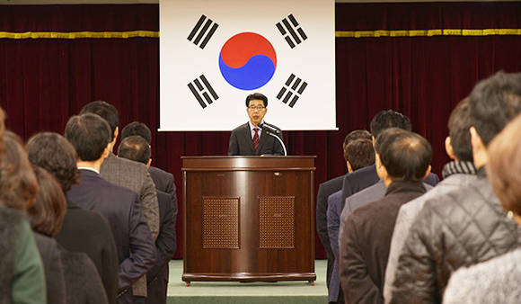 2일 군청 대회의실에서 이태훈 단양부군수 취임식이 열렸다.