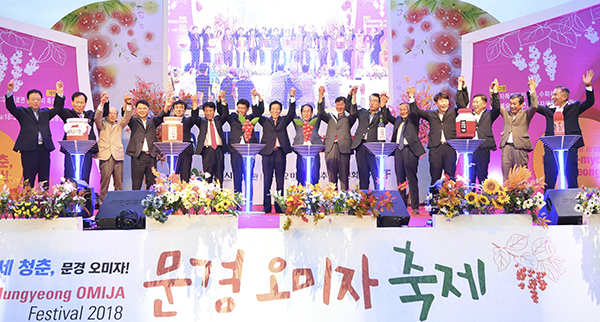 경상북도 문경시 동로면 일대에서 14일부터 3일간 2018 문경오미자축제가 열렸다