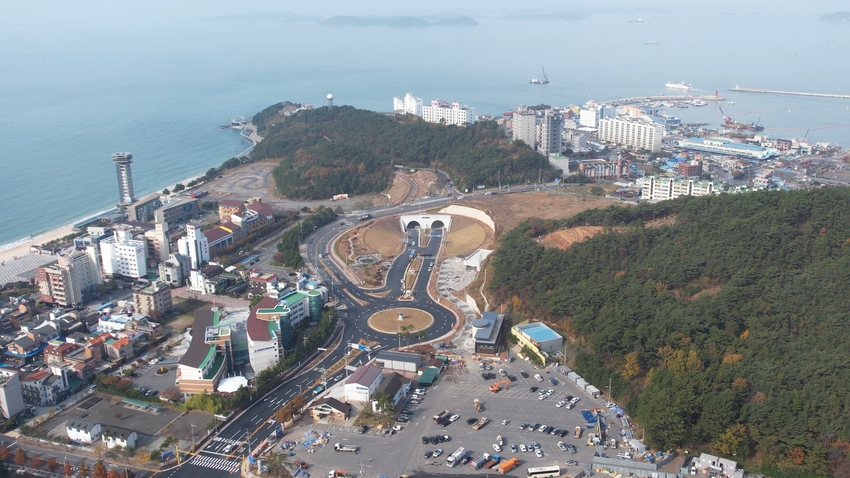 보령시 신흑동 터널 입구