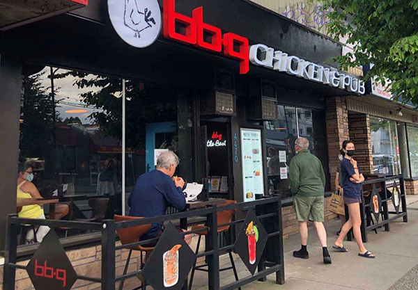 BBQ 캐나다 매장<br>
