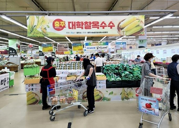충주 대학찰옥수수 직거래 행사<br>
