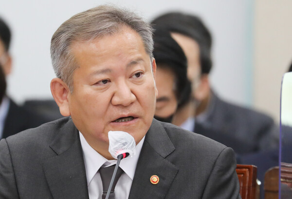 이상민 행안부 장관 <br>
