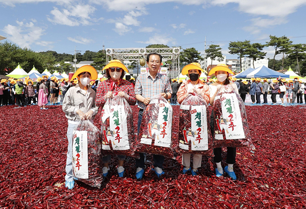 지난해 괴산고추축제<br>
