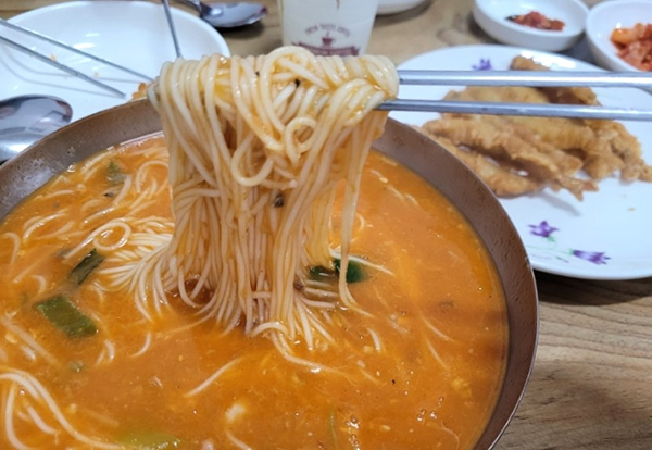 청산 생선국수<br>
