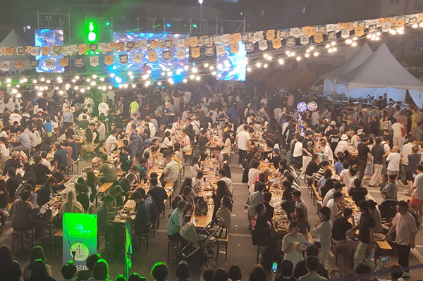 <strong>지난해 예산 맥주 페스티벌 모습</strong><br>
