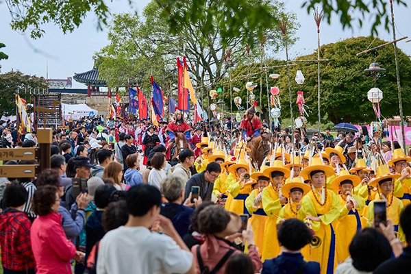 지난해 해미읍성 축제 모습<br>
