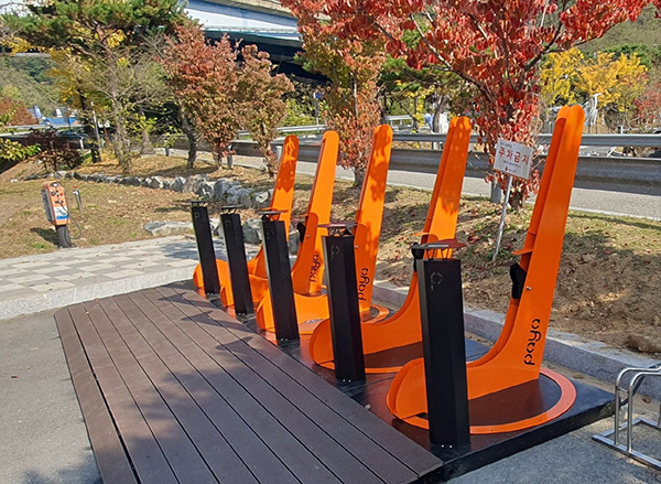 스마트 자전거 주차장<br>
