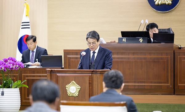 <strong>김돈곤 청양군수 시정연설</strong><br>
