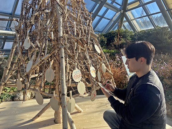 동북아시아전시관 다딤나무 가꾸기