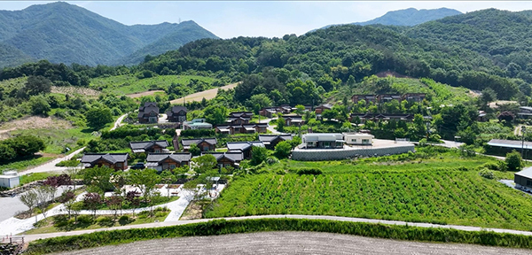 금산 아토피 치유마을 전경<br>
