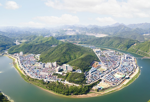 단양군 전경<br>
