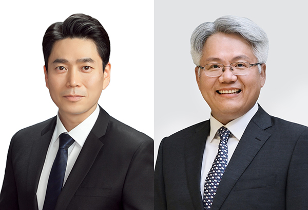 좌로부터 안빈 대표와 임왕섭 대표<br>
