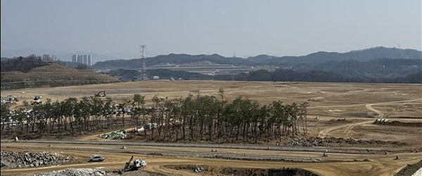 준공된 청주 오창테크노폴리스 1공구 전경<br>
