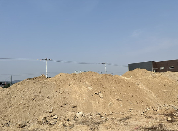 비산먼지 발생 사업장<br>
