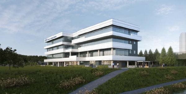 충남도가 구축 예정인 자율주행·차량용 반도체 종합지원센터 조감도.<br>

