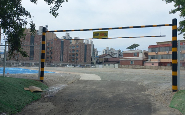 공영주차장 조성 공사<br>
