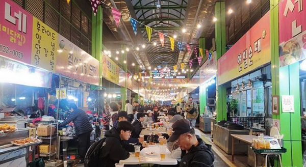 지난해 제천역전한마음시장 축제<br>
