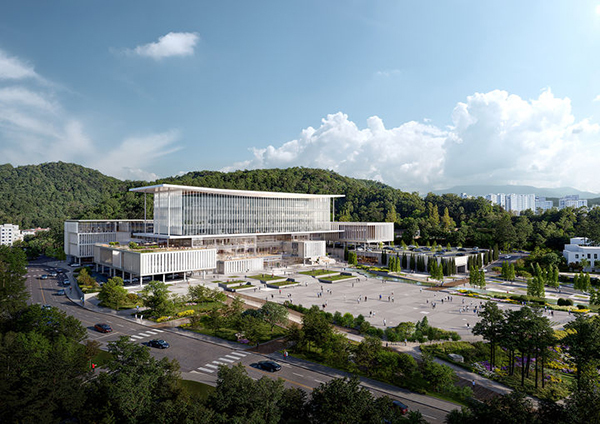 새 서산시청 설계공모 당선작<br>
