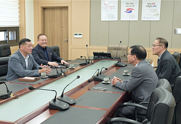 해썹인증원과 공주시가 함께한 '우리 농축임산물 애용 캠페인' 차담회<br>
