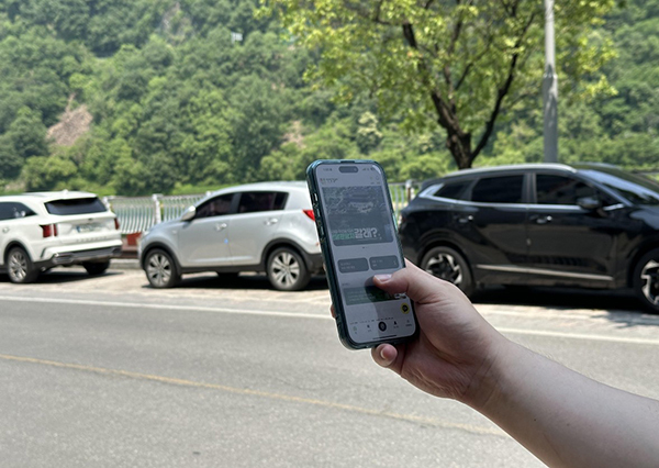 단양갈래 앱 사용 모습<br>
