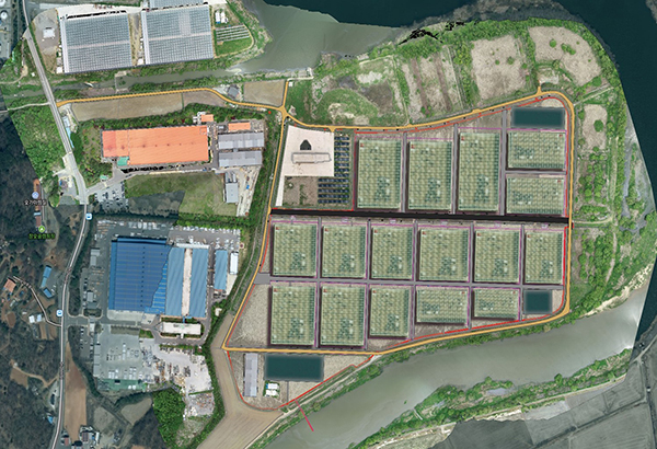 당진 스마트원예단지 조감도<br>
 