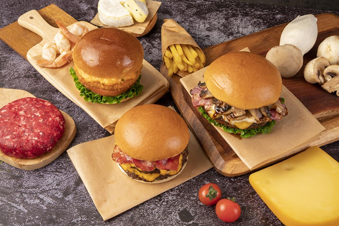 수제버거 브랜드 '프랭크버거'의 대표 메뉴들<br>
