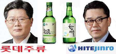 롯데주류 이재혁 대표, 하이트진로 김인규 대표