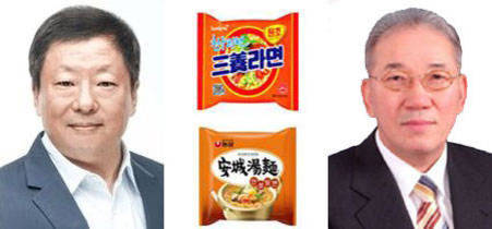 전인장 대표 (삼양식품), 박준 대표 (농심)